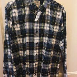 NWT - LL Bean Men’s Flannel Shirt - Size Lg.